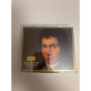 Deutsche Grammophon Beethoven Karajan Symphonies 1-6 CD Box Set Excellent 3-Disc